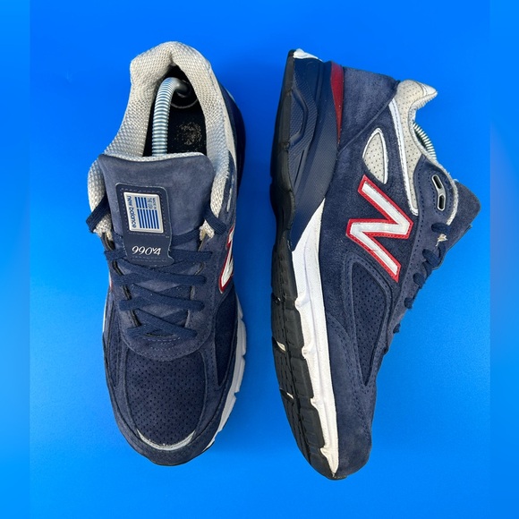 New Balance 990v4 Made in USA ‘Navy Red’ - Picture 9 of 16
